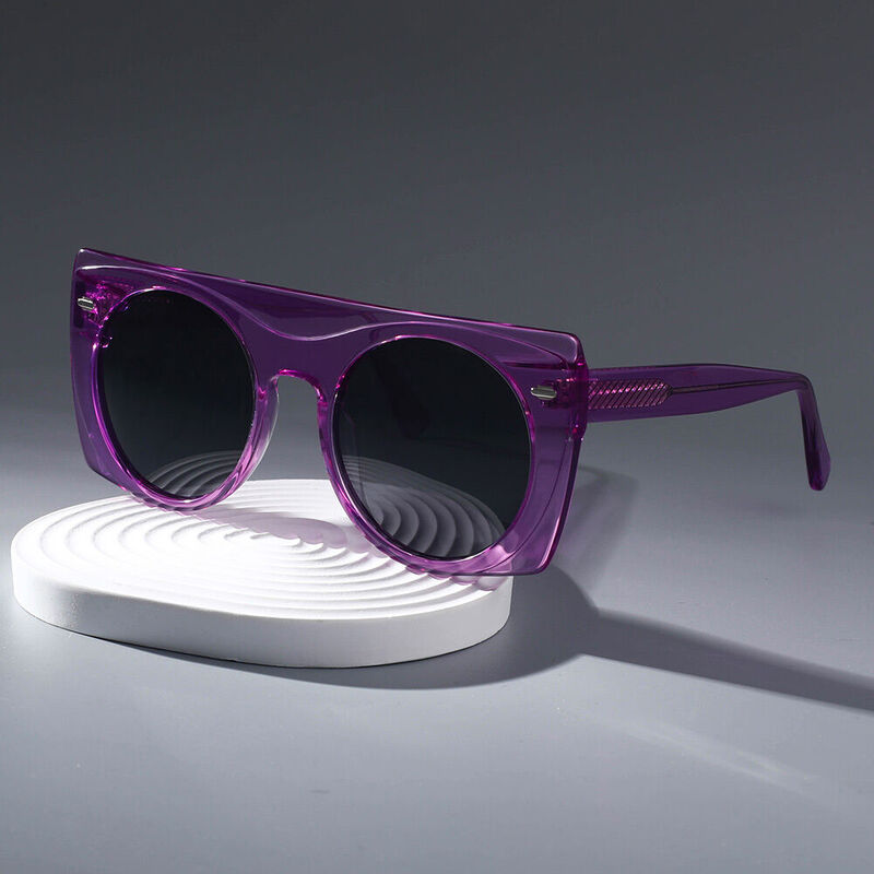 Otter Aviator Purple Sunglasses