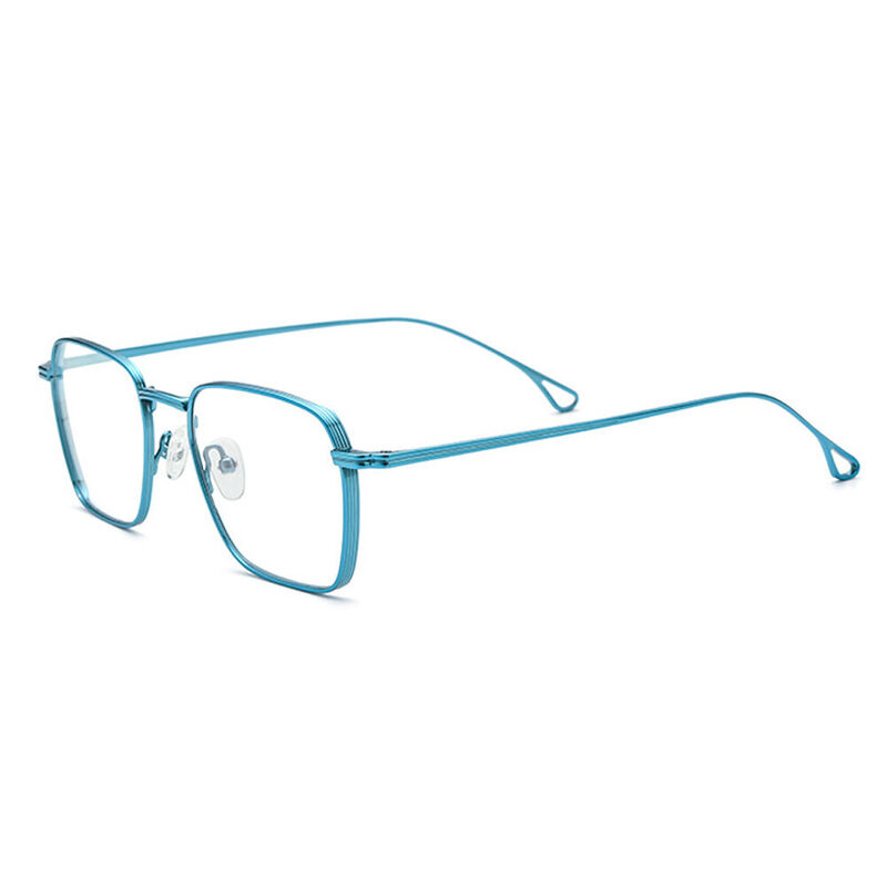 Deven Square Blue Glasses