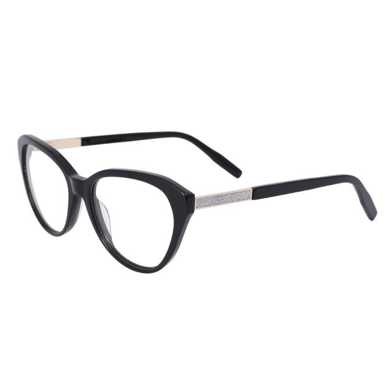 Carol Cat Eye Black Glasses