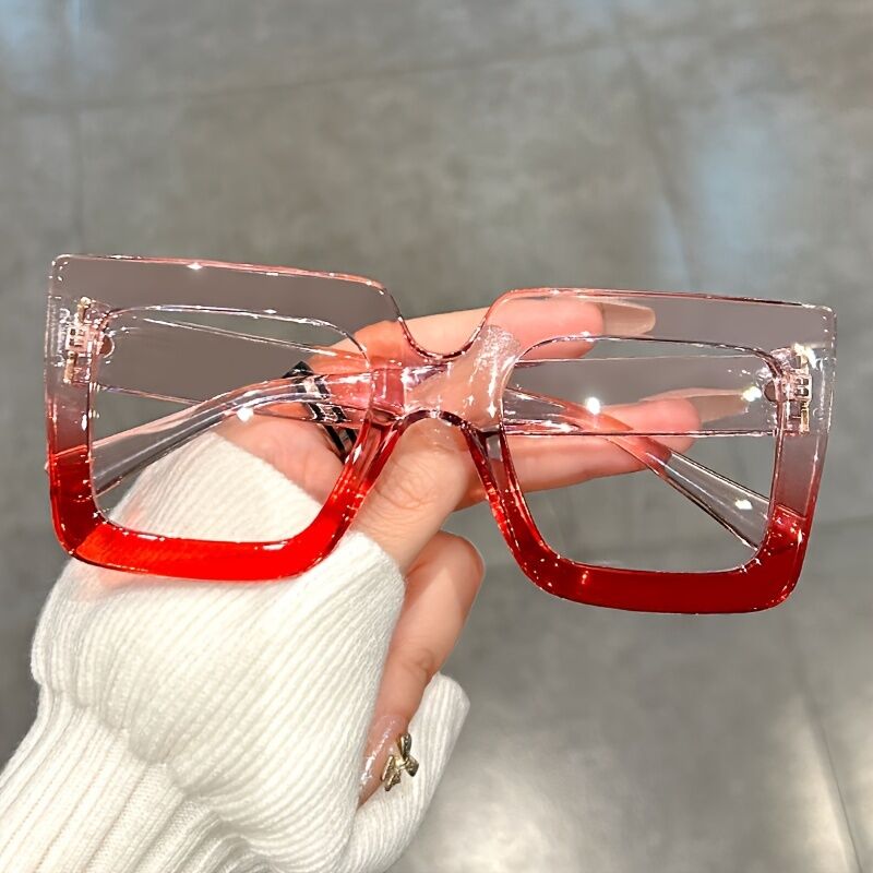 Quie Square Pink Glasses