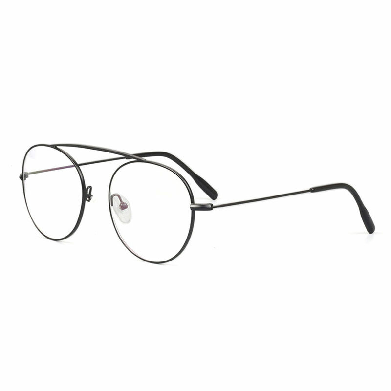 Sylviw Aviator Black Glasses