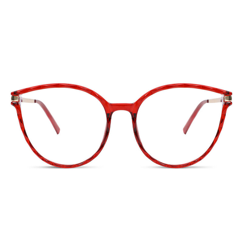 Sabr Round Red Glasses