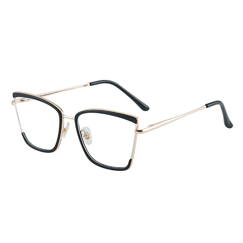 Ellen Cat Eye Black Glasses