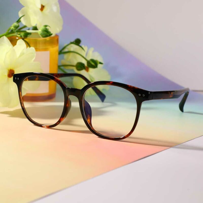 Lunettes de Vue Conno Runde Écaille