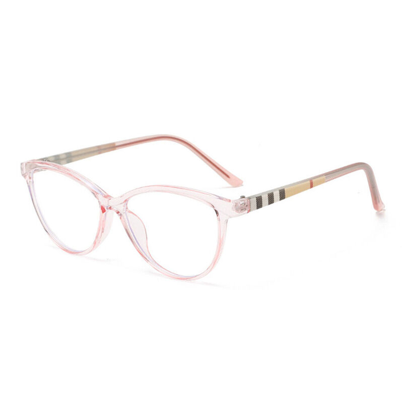 Laurie Oval Pink Glasses