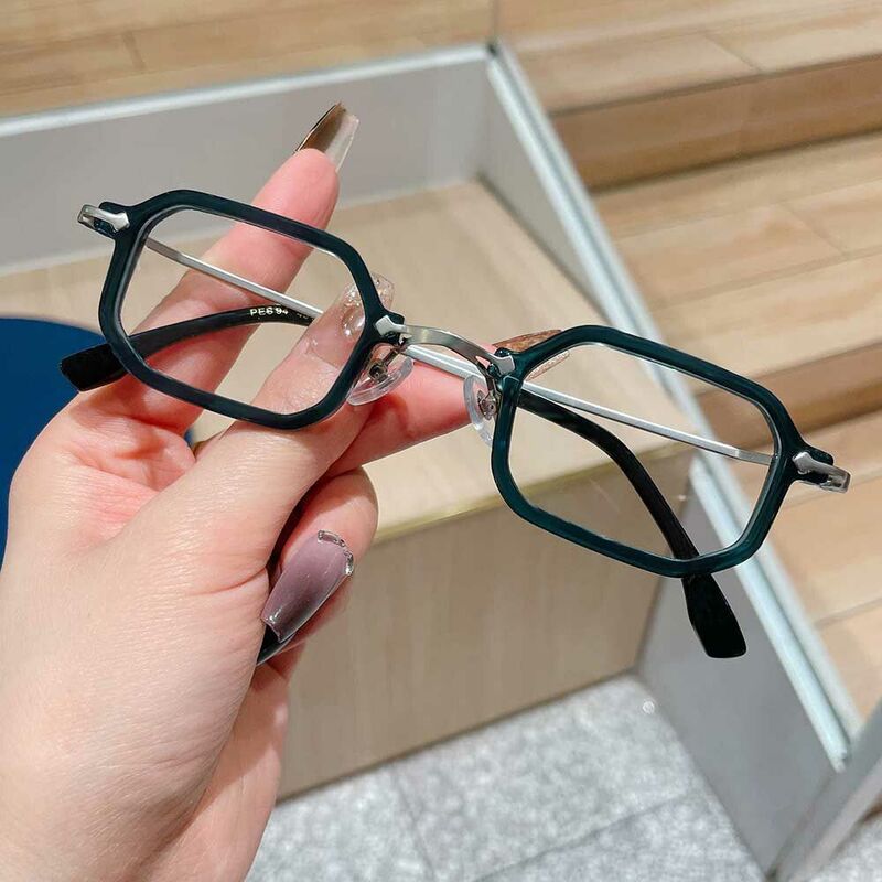 Gafas Graduadas Rectangulares Azules Perry