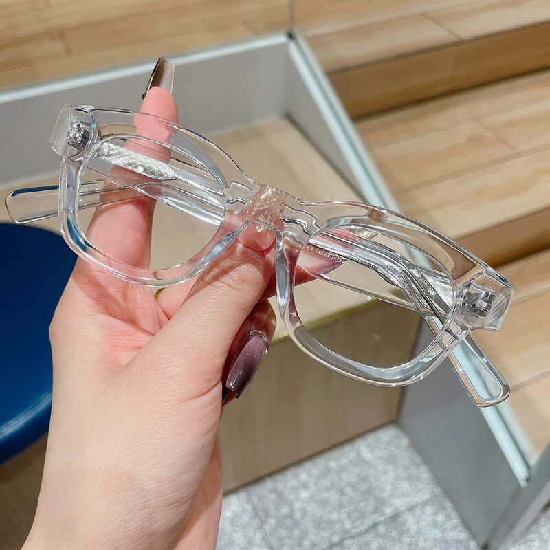 Motley Square Clear Glasses
