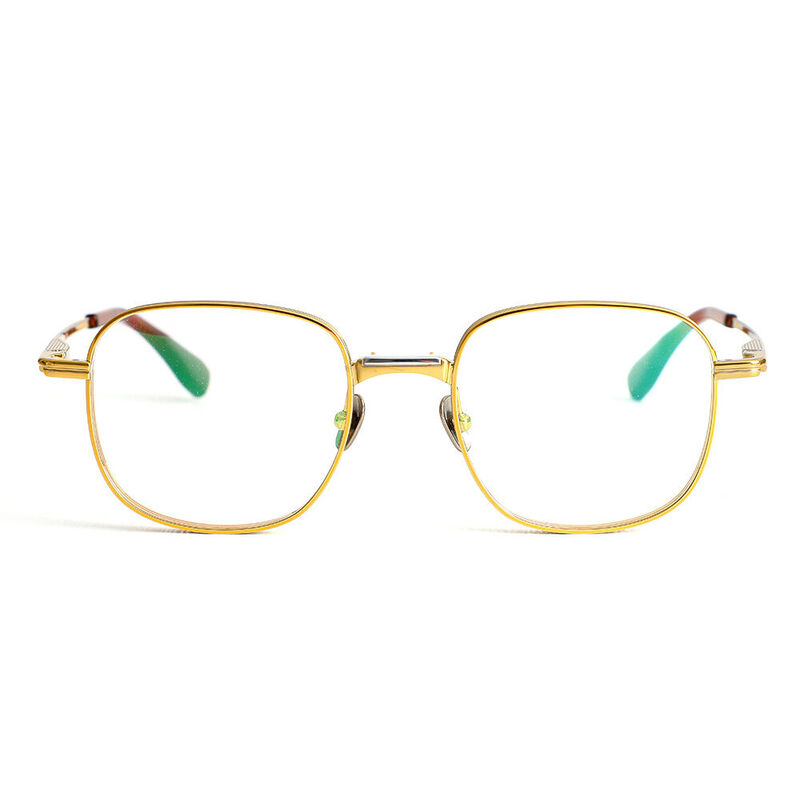 Greg Square Gold Glasses