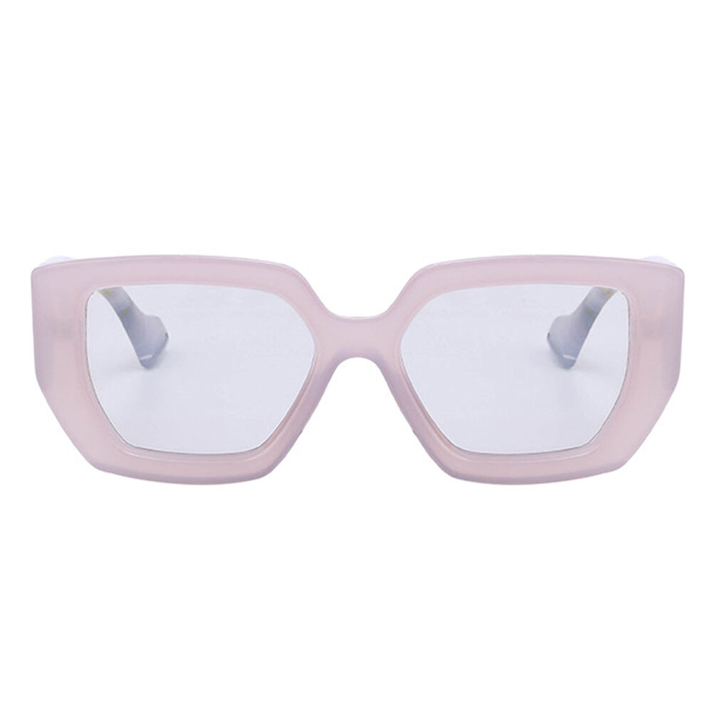 Diane Geometric Pink Sunglasses