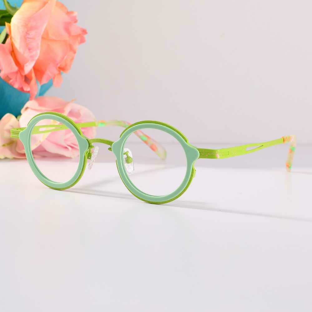 DuBois Square Green Glasses