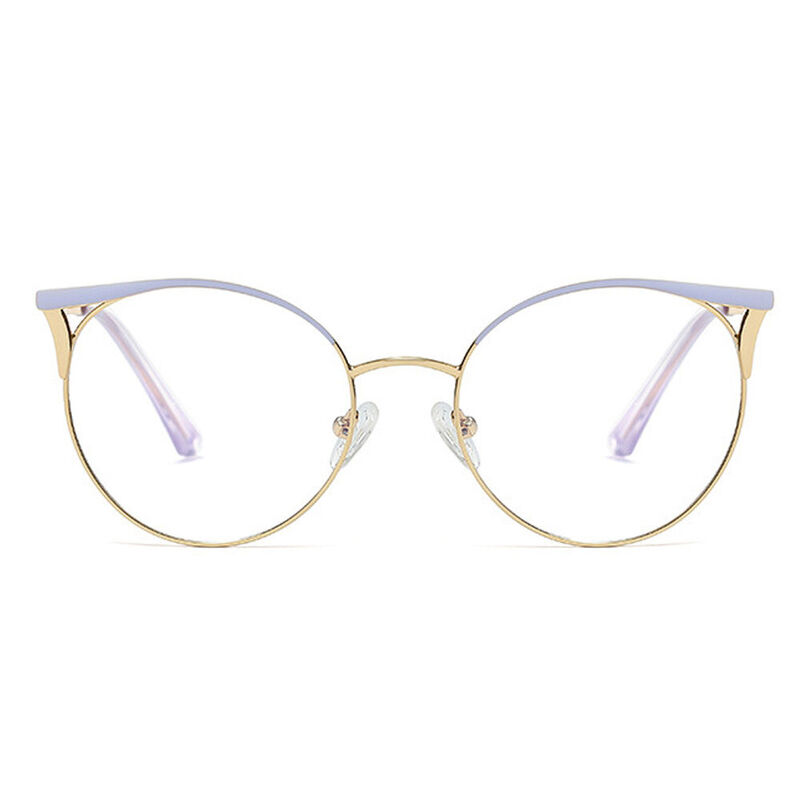 Bette Cat Eye Purple Glasses