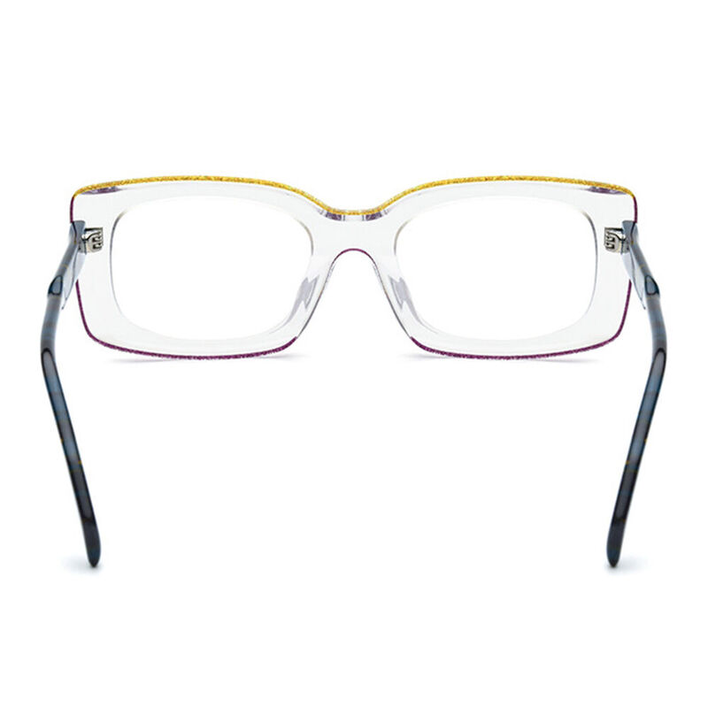 Daniela Quadratische Blaue Brille