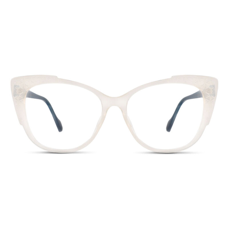 Alexia Cat Eye Beige Glasses