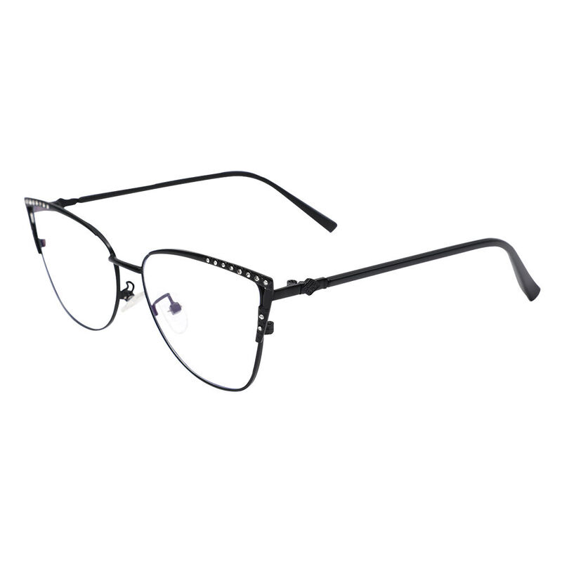 Lunettes de Vue Burgee Cat Eye Noir