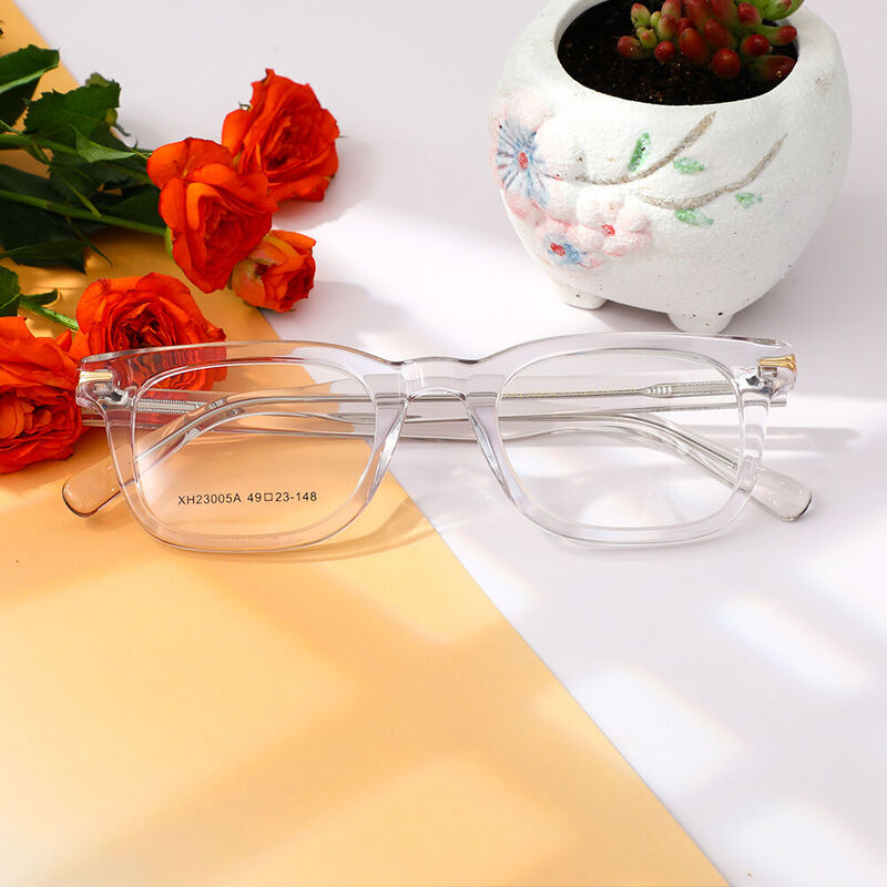 Besseme Rechteckige Klare Brille