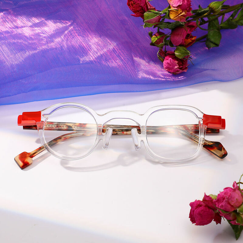 Asa Quadratische Klare Brille