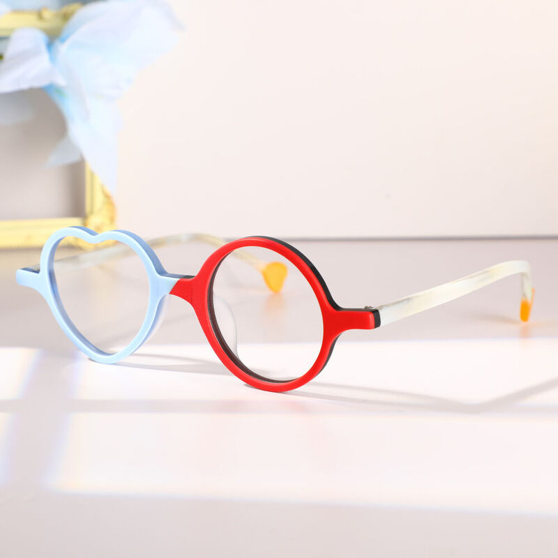 Jeremy Runde Rote Brille