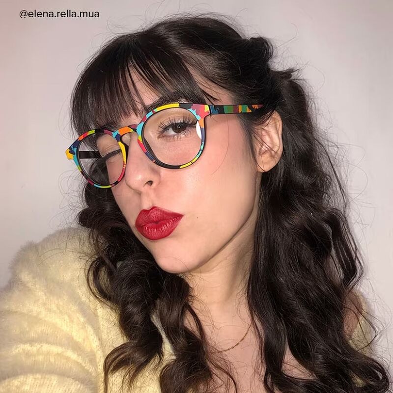 Alvi Round Multicolor Glasses