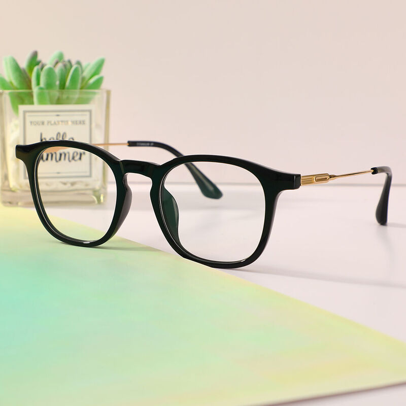 Thomson Square Black Glasses