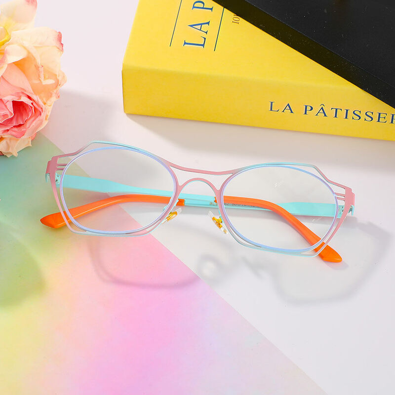 Foster Cat Eye Blue Glasses