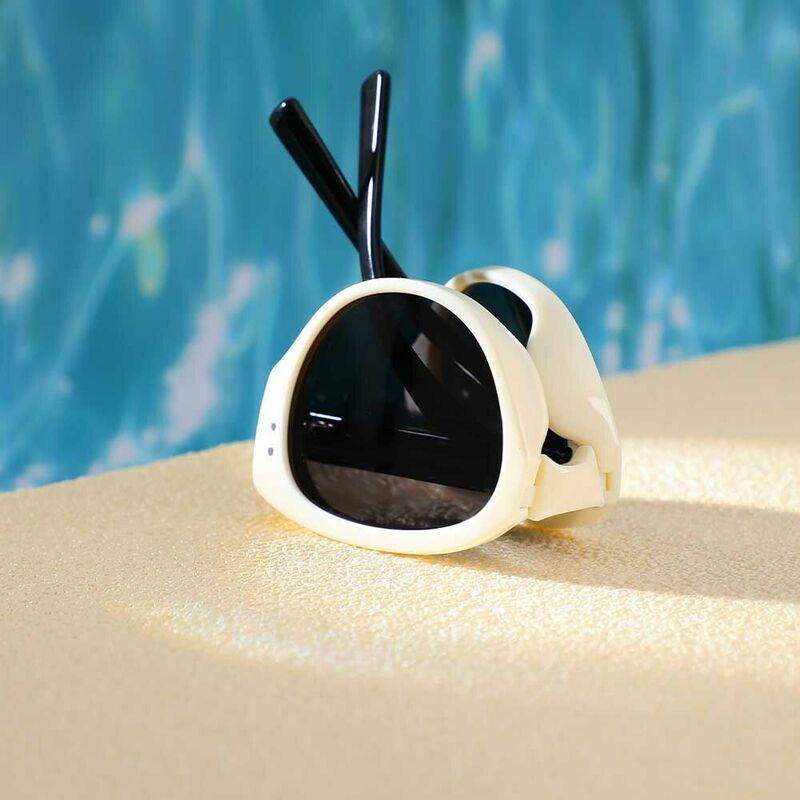 Lorraine Cat Eye White Sunglasses