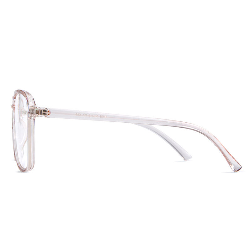 Horizon Aviator Transparent Brown Glasses