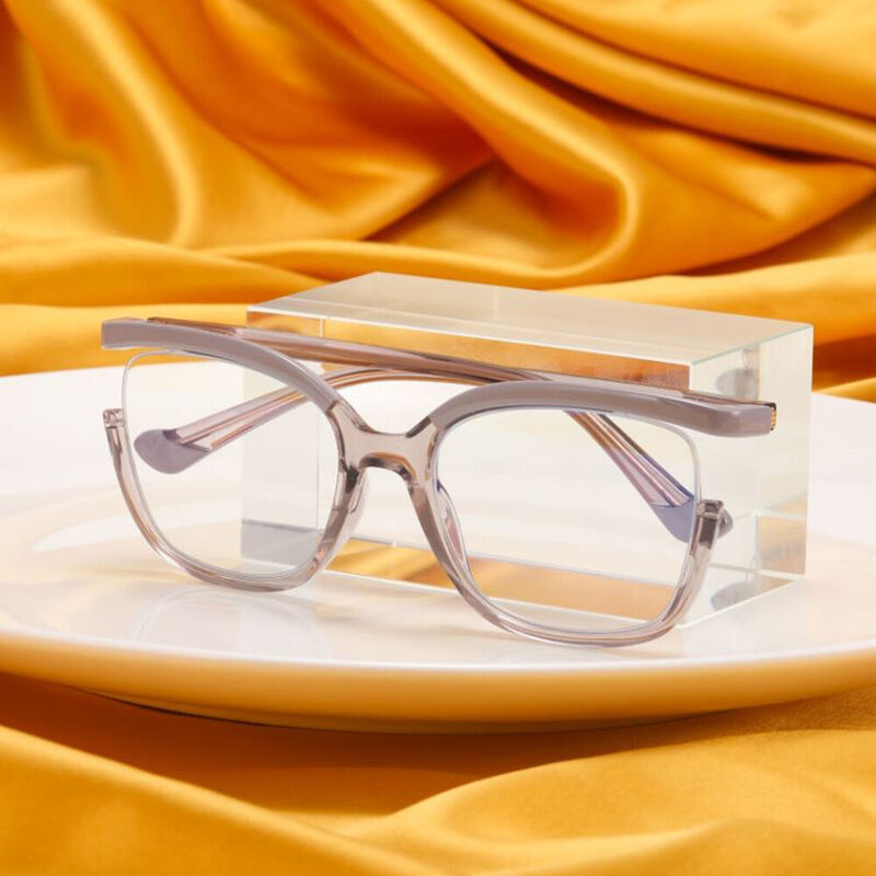 Moni Square Gray Glasses