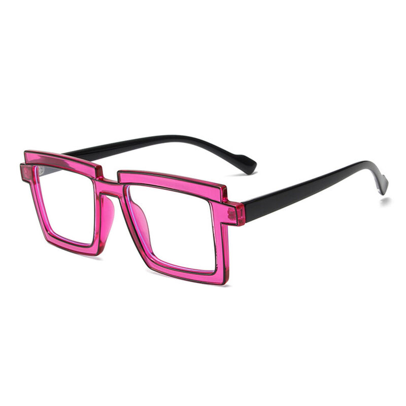 Flossie Square Purple Glasses