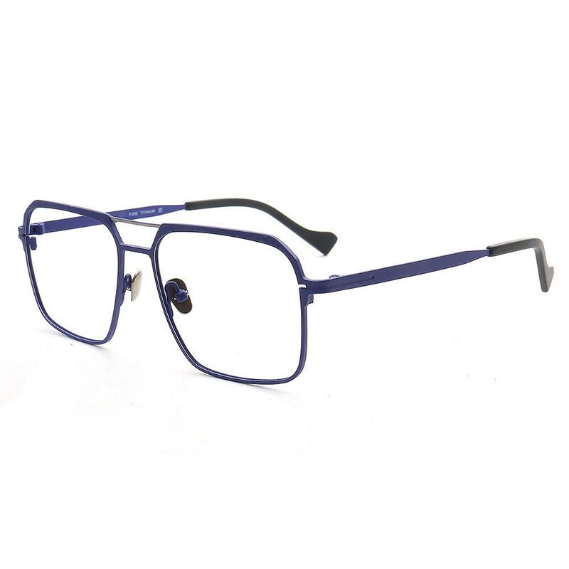 Polliiee Aviator Blue Glasses
