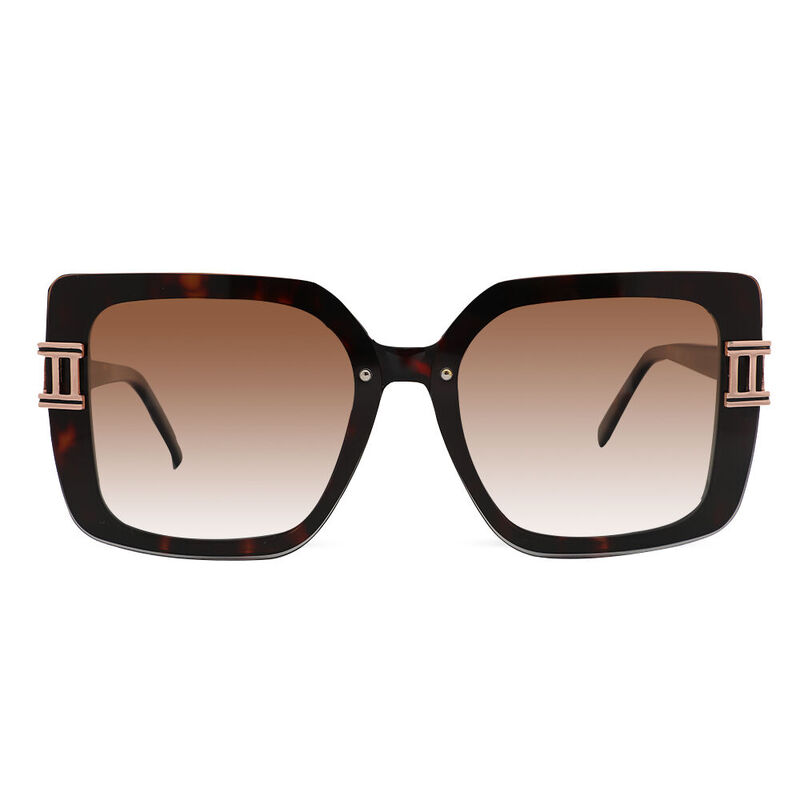 Gary Square Tortoise Sunglasses