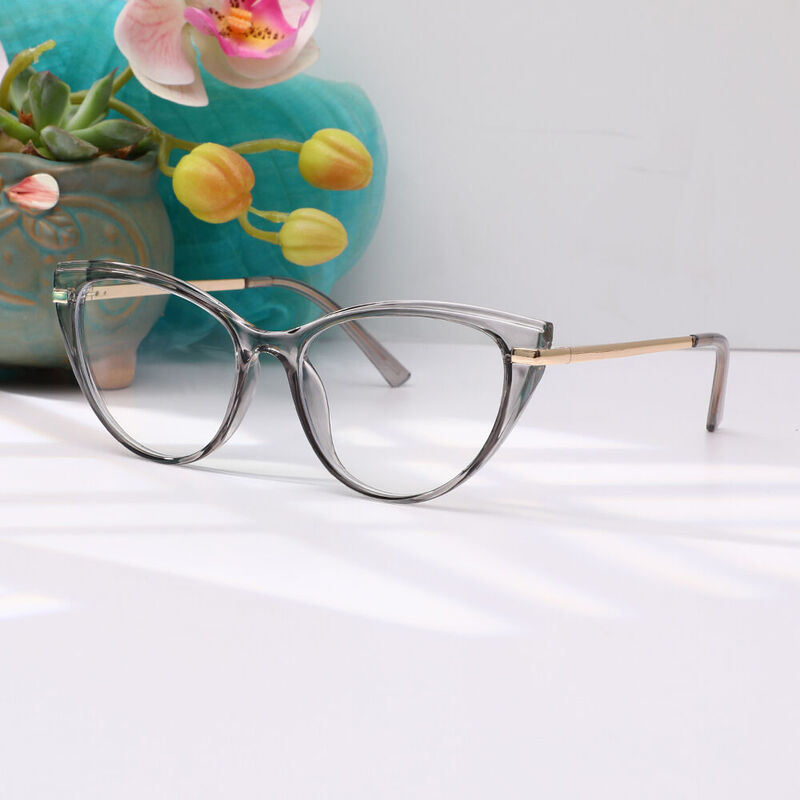 Merree Cat Eye Gray Glasses