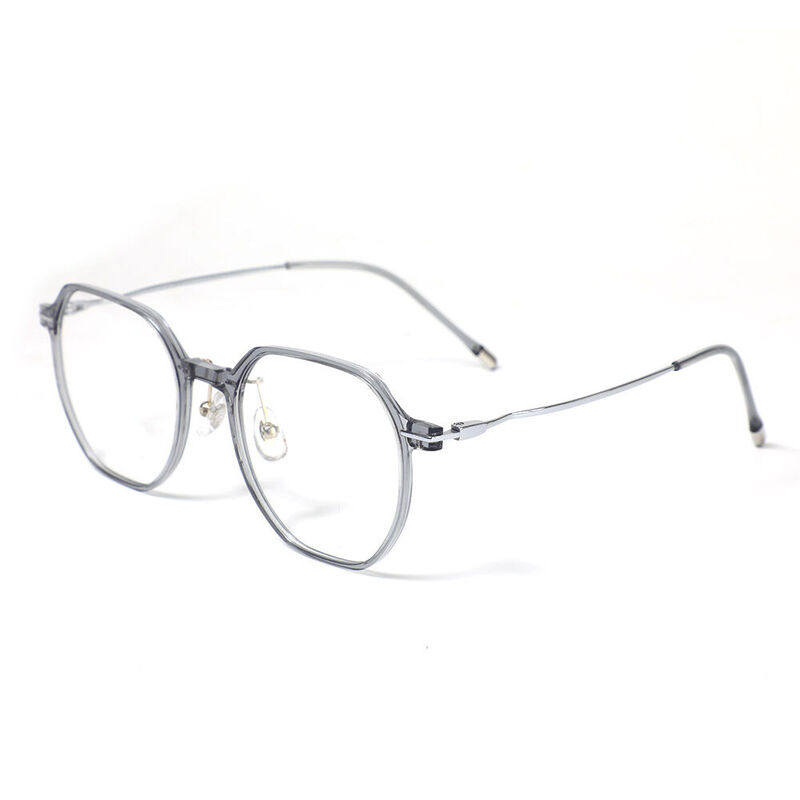 Curme Geometric Gray Glasses