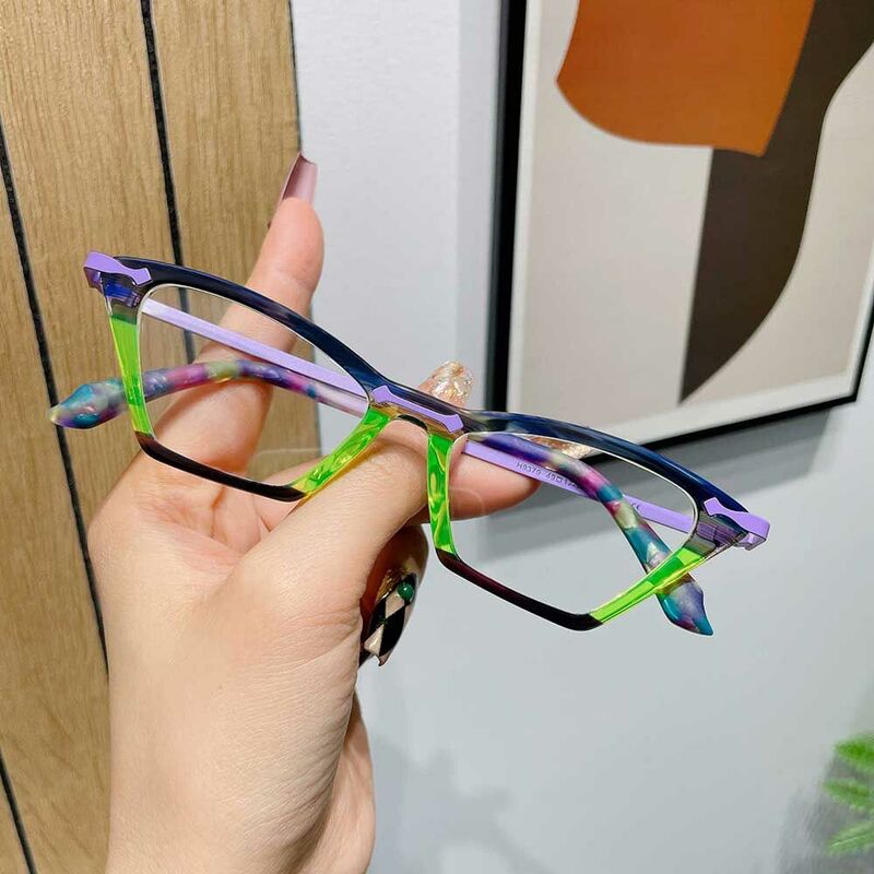 Joseph Cat Eye Purple Glasses