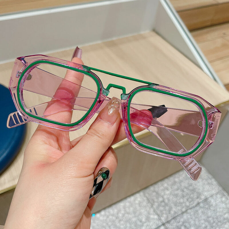 Elvis Aviator Purple Glasses