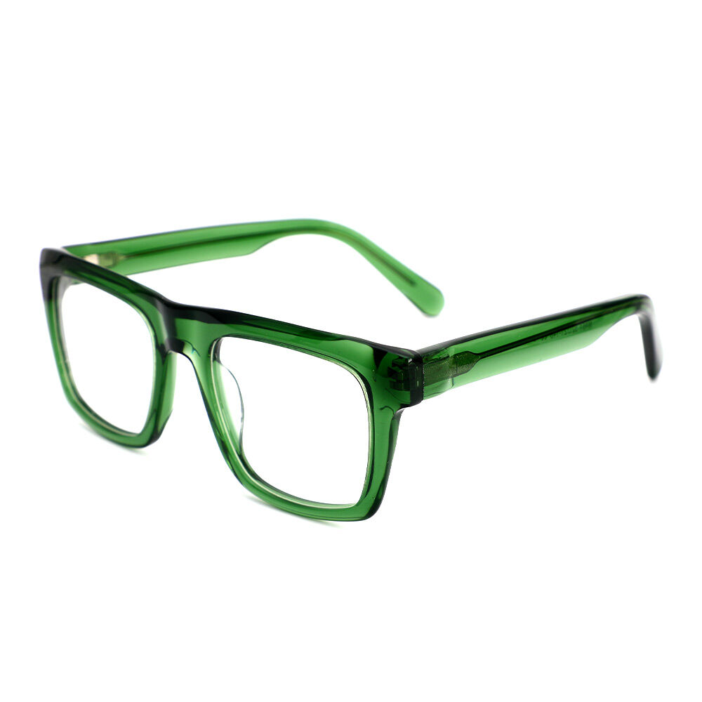 Theresa Aviator Green Glasses