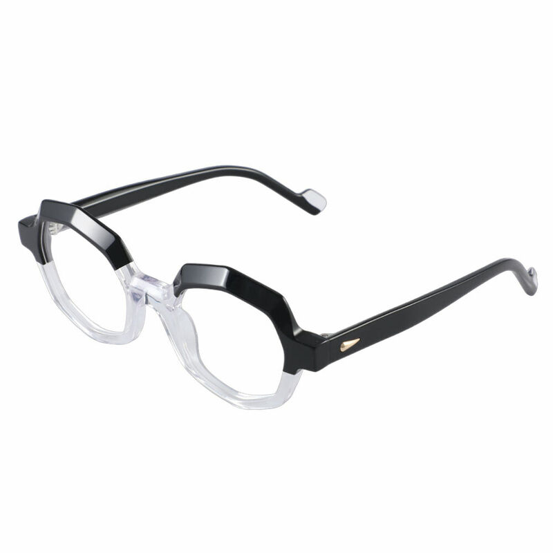 Geoffrey Geometric Black Glasses