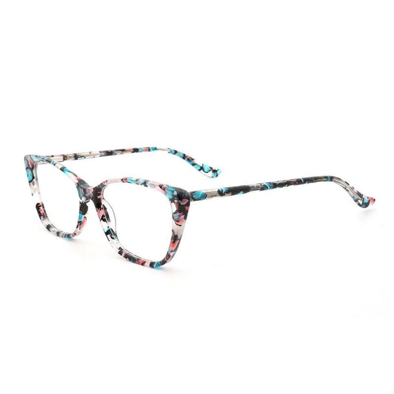 Peggy Cat Eye Floral Glasses