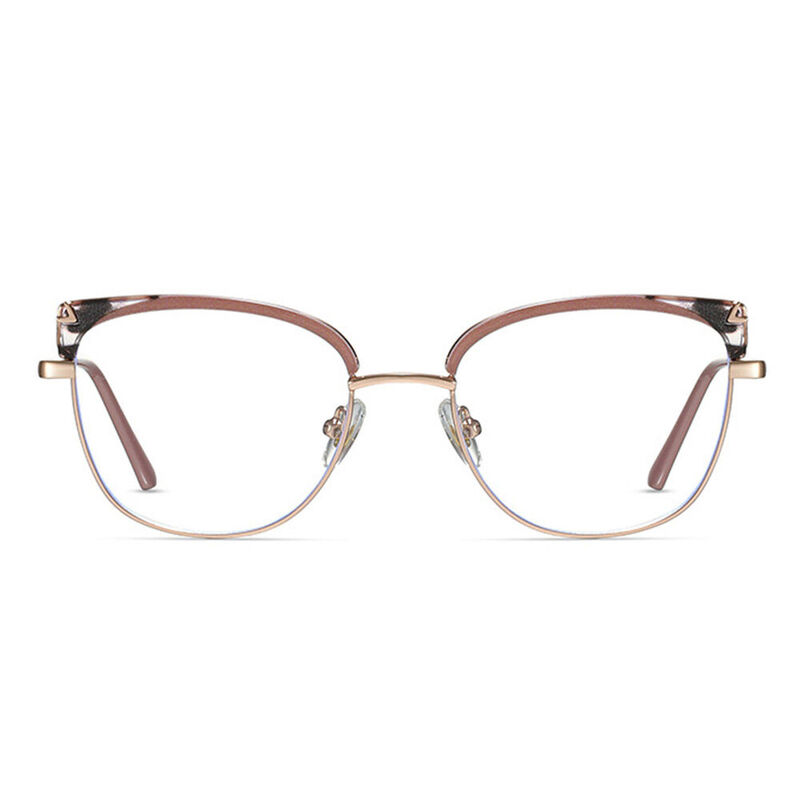 Patiencie Cat Eye Brown Glasses