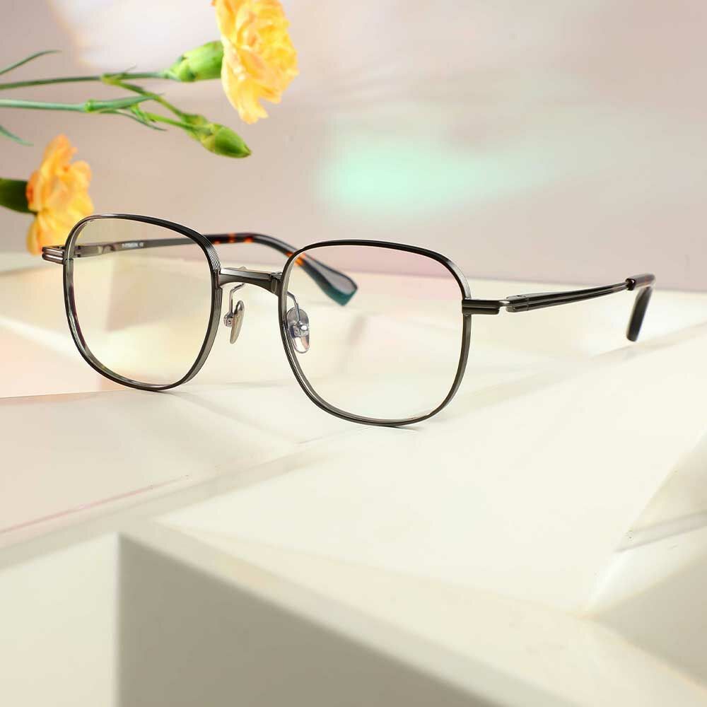 Occhiali da Vista Greg Quadrato Piombo