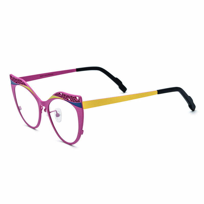Maltz Cat Eye Pink Glasses
