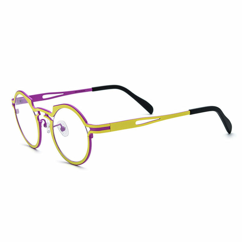 Macadam Round Yellow Glasses