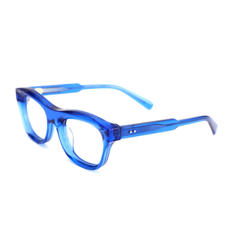 Raleign Quadratische Blaue Brille