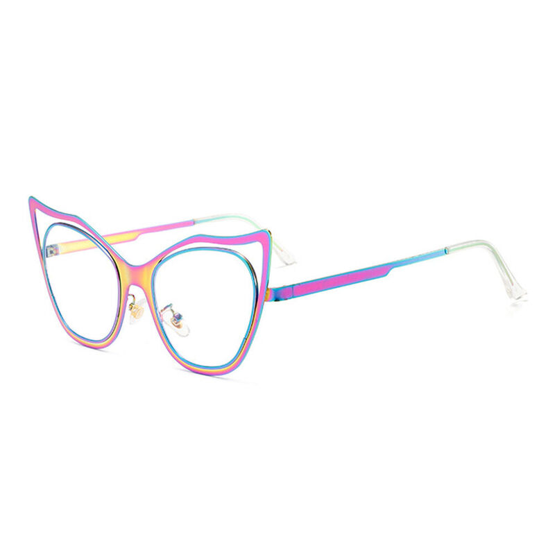 Ivan Cat Eye Purple Glasses