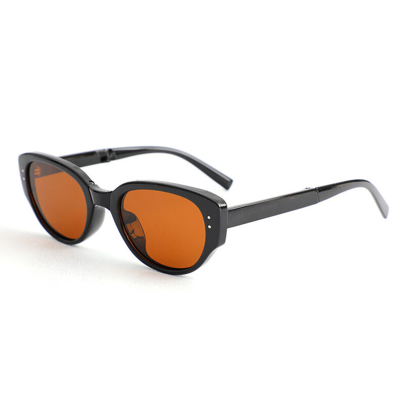 Lunettes de Soleil Lorraine Cat Eye Marron