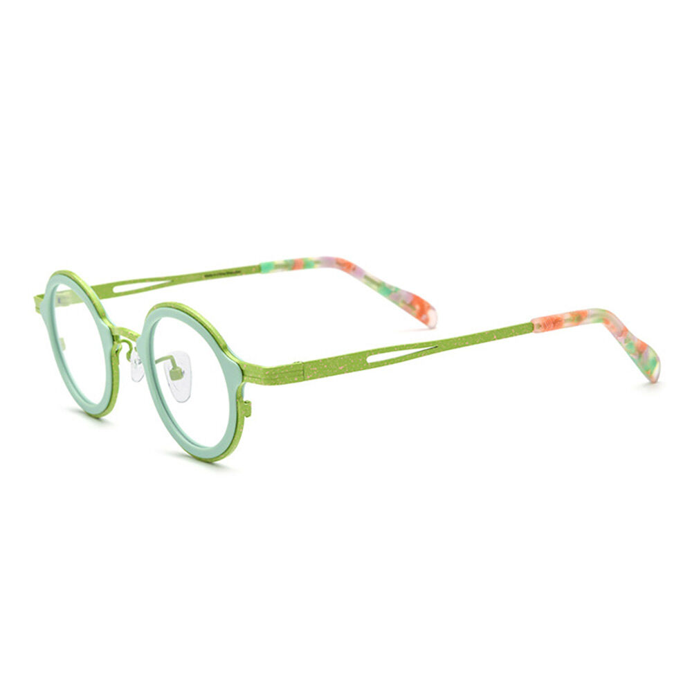 DuBois Square Green Glasses