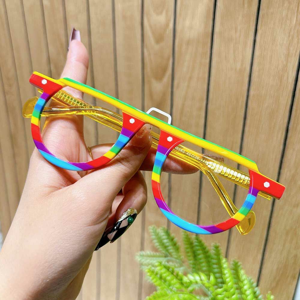 Maria Round Rainbow Glasses