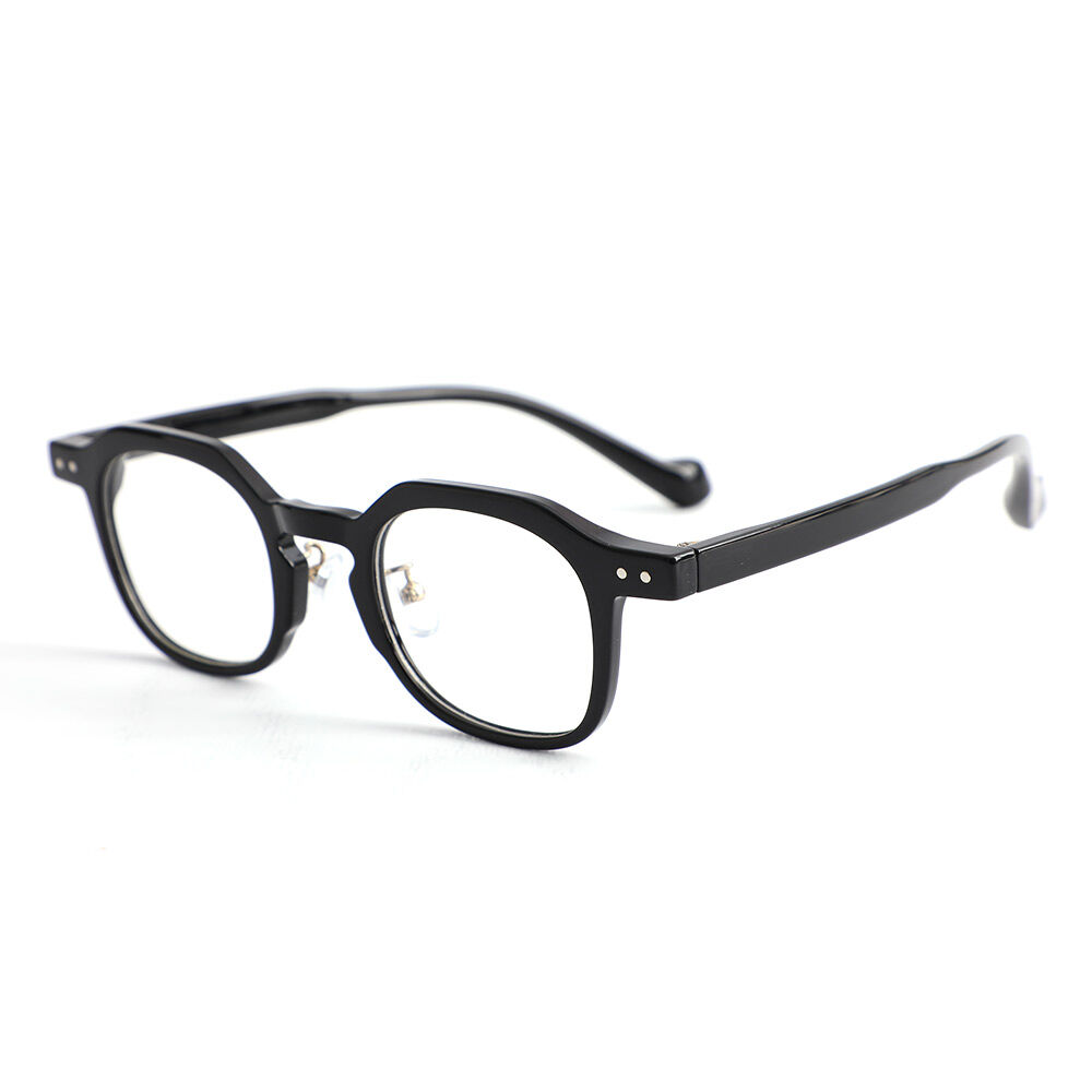 Dave Quadratische Schwarze Brille