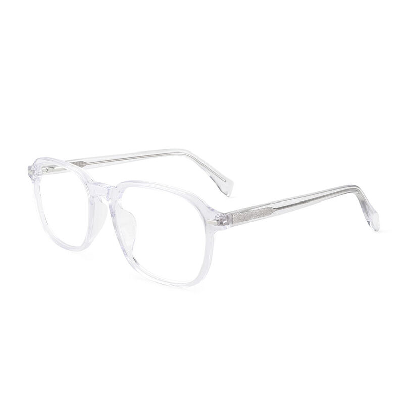 Scientist Square Transparent Glasses
