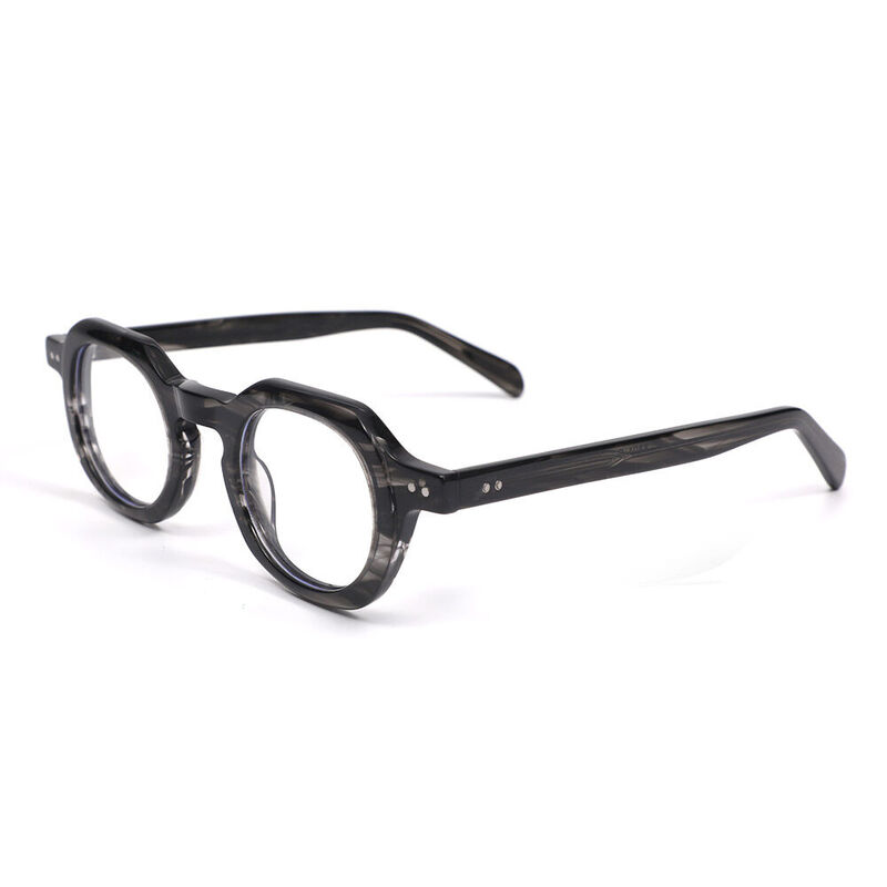 Prima Round Gray Glasses