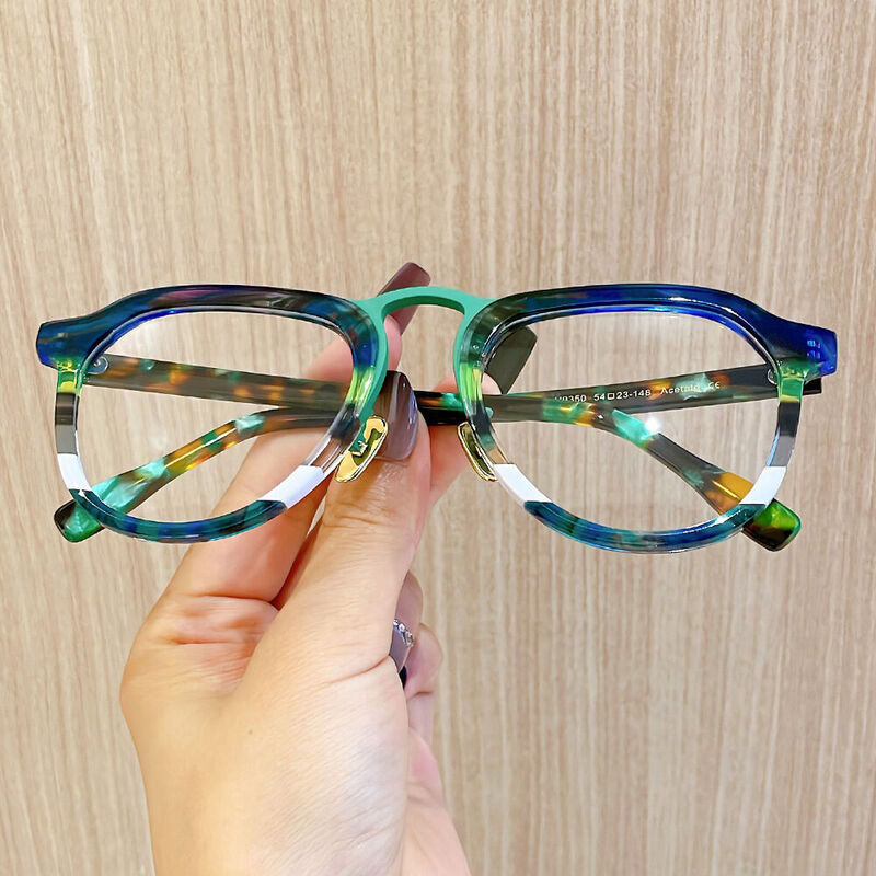 Pepys Pilote Grüne Brille